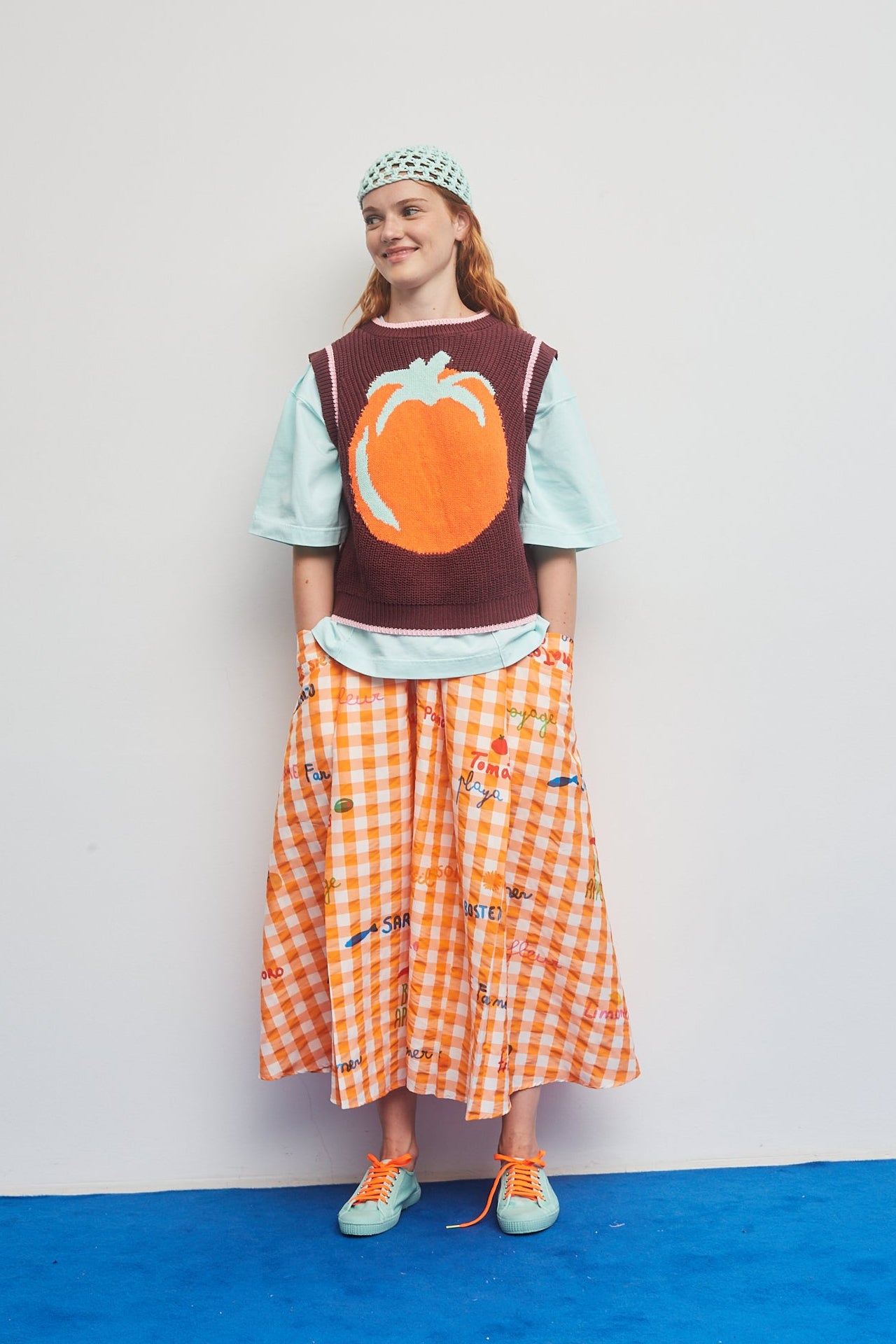 Gilet Pomodoro Borgogna
