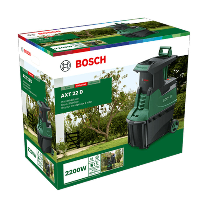 Broyeur de végétaux électrique  BOSCH AXT 22 D