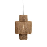 Abat-jour pour suspension Charles en jute - ⌀ 30 cm - marron