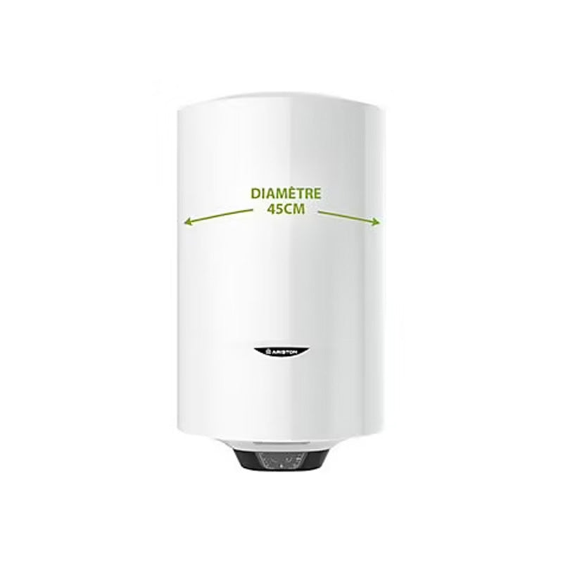 Chauffe-eau électrique vertical mural - ARISTON - Pro 1 Eco 50 l - Ø 450 mm