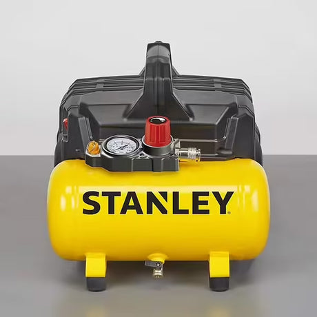 Compresseur 6L Silencieux 1HP coaxial sans huile - STANLEY FATMAX - DST100/8/6