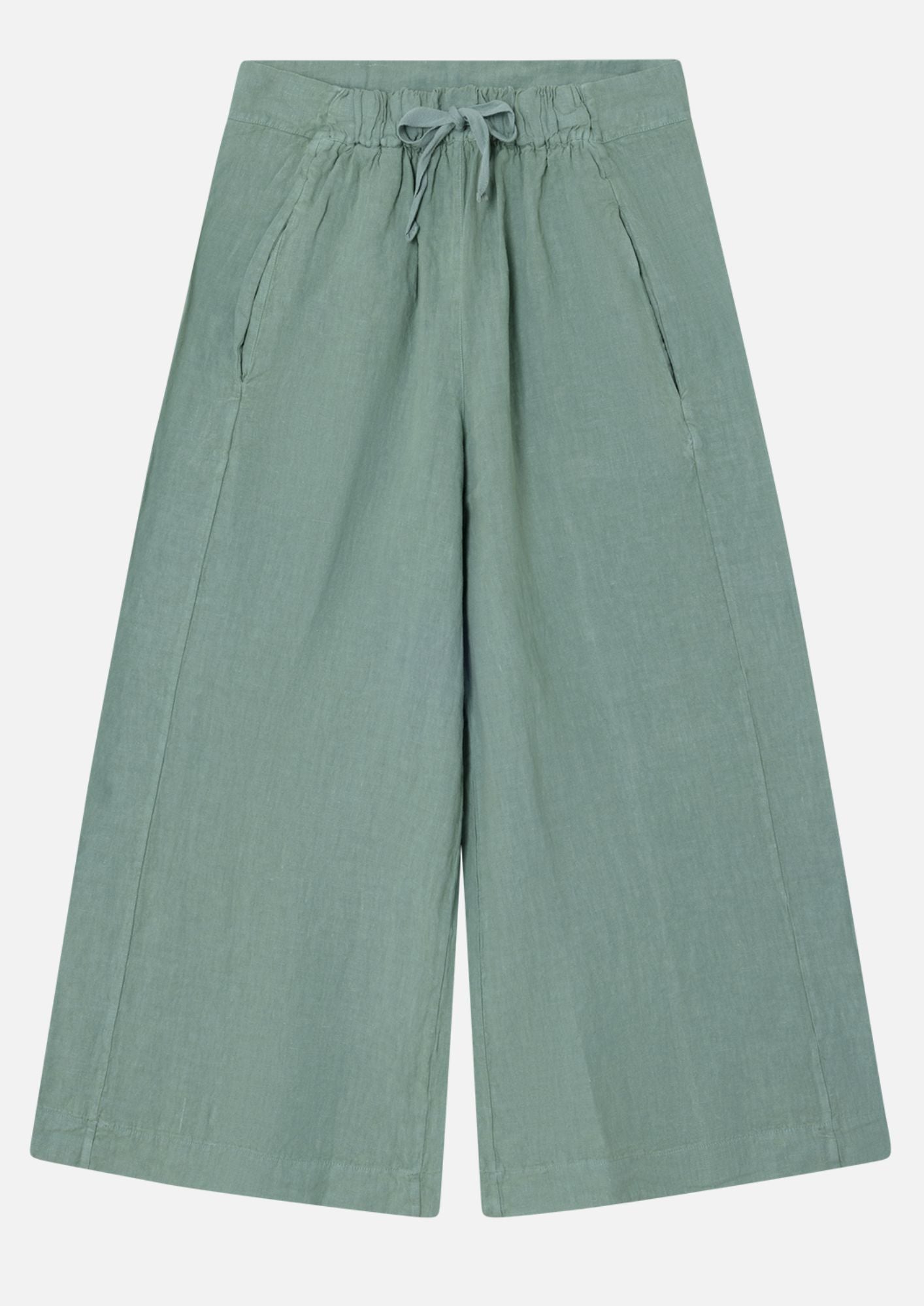 Pantalón Bomba Lino Verde