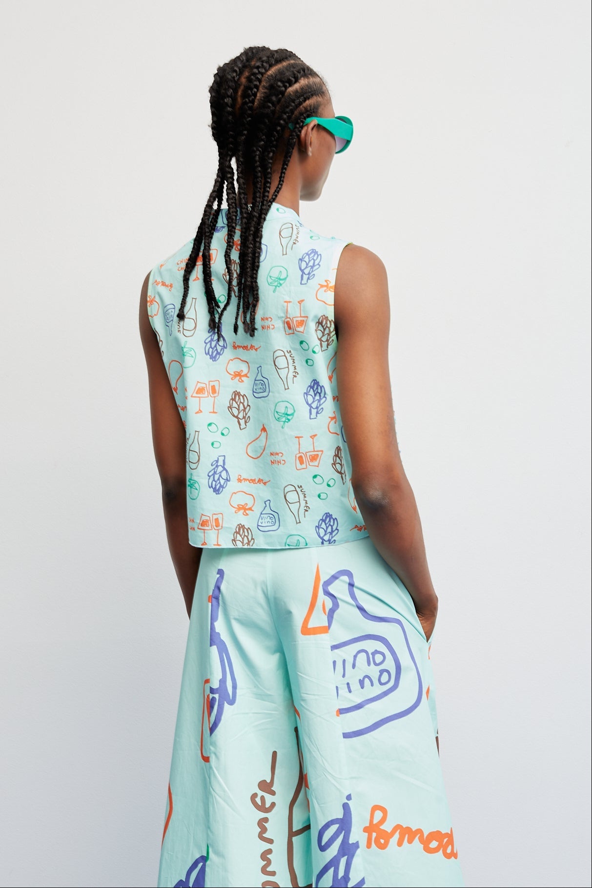 Camicia Focaccia Aqua