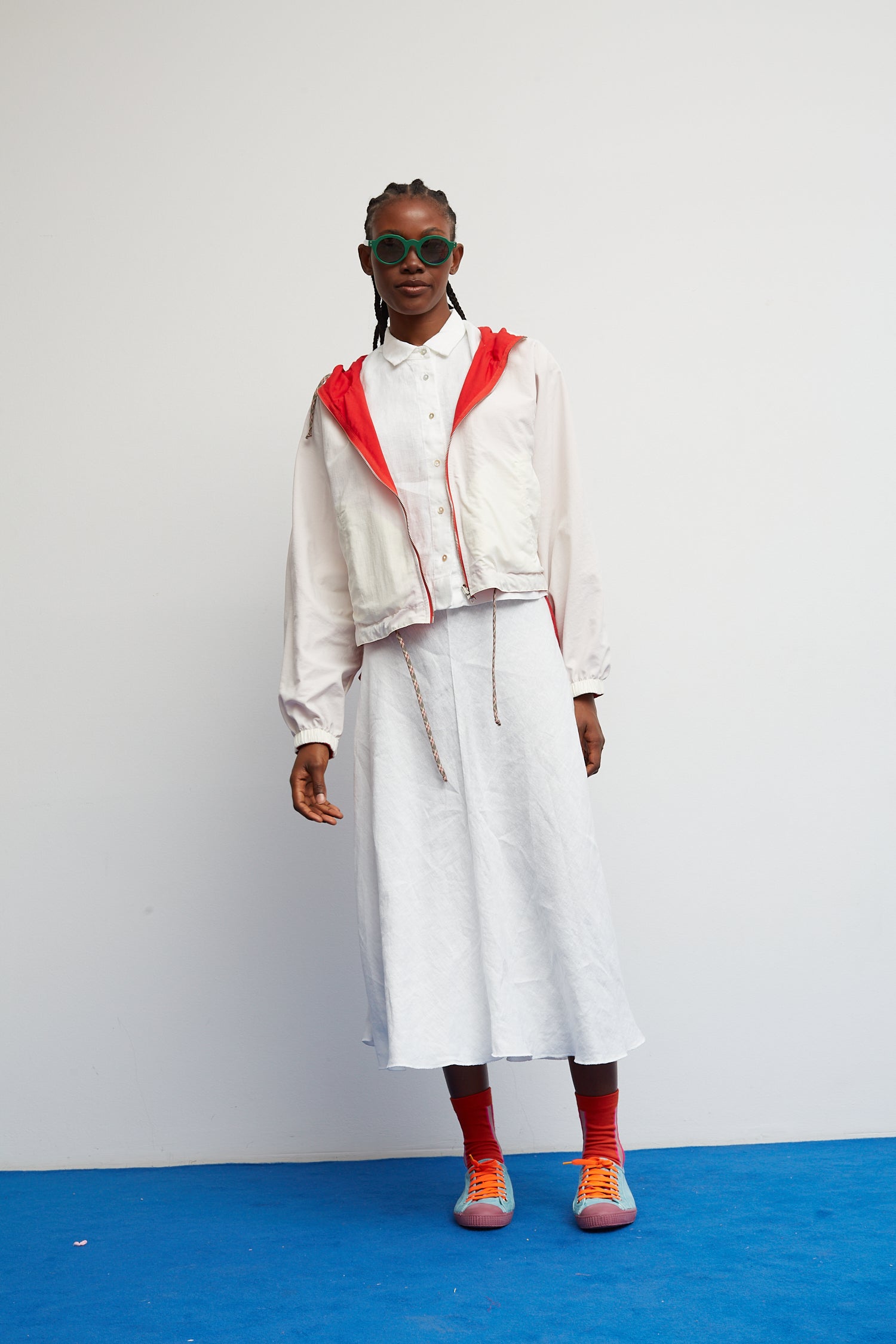 Roter Parra-Jacke