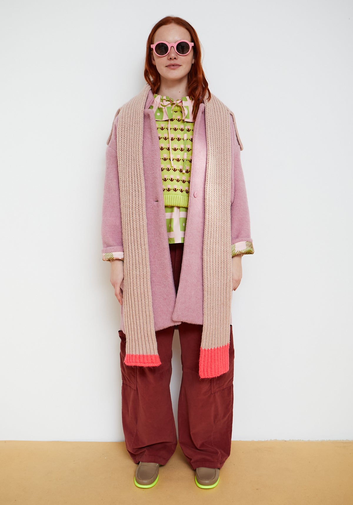 Pink Como Coat