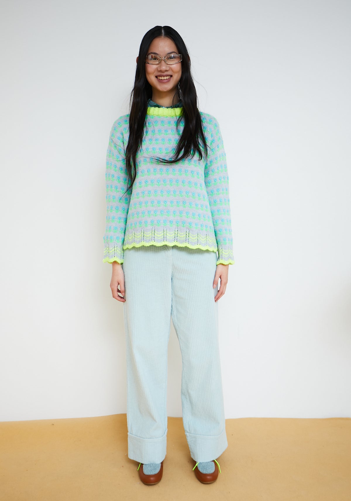 Pantalon Parchis Azul