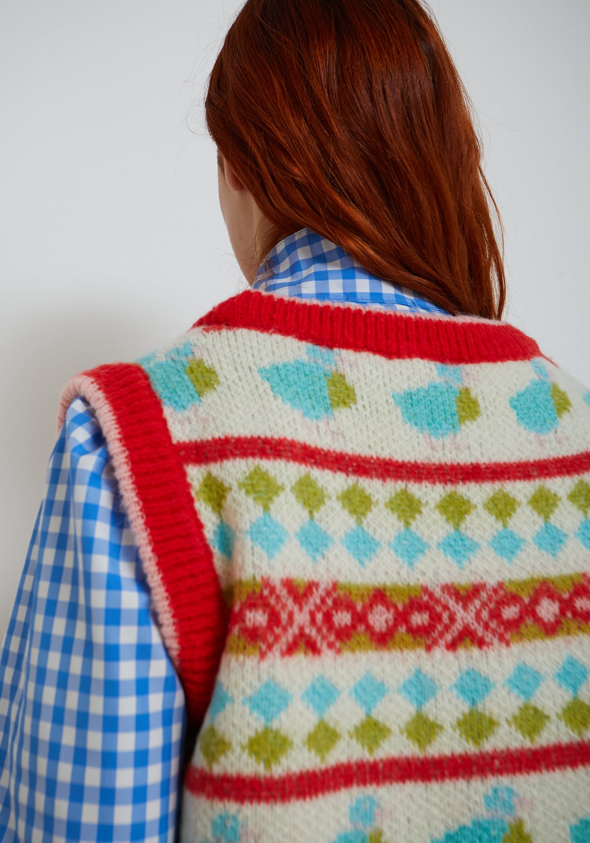  Red Duck Sweater Vest