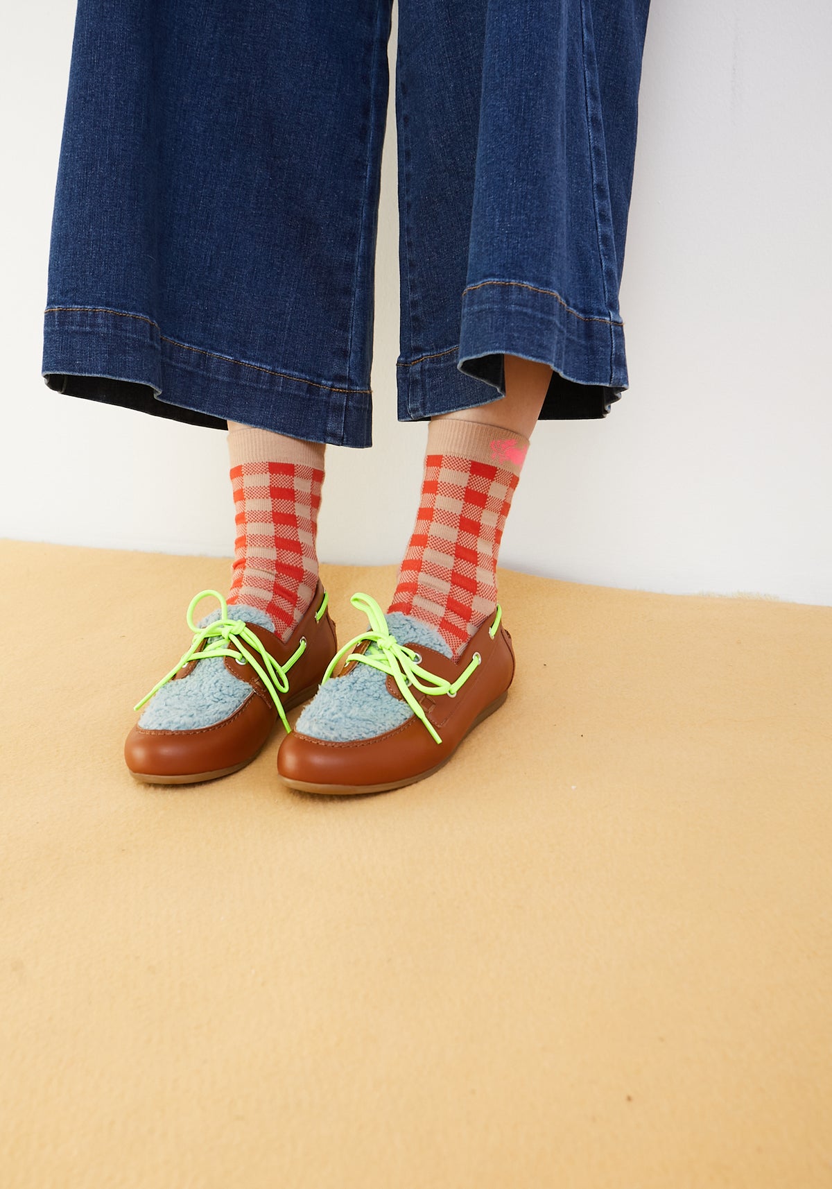 Sky Blue Cuddly Boat Shoes