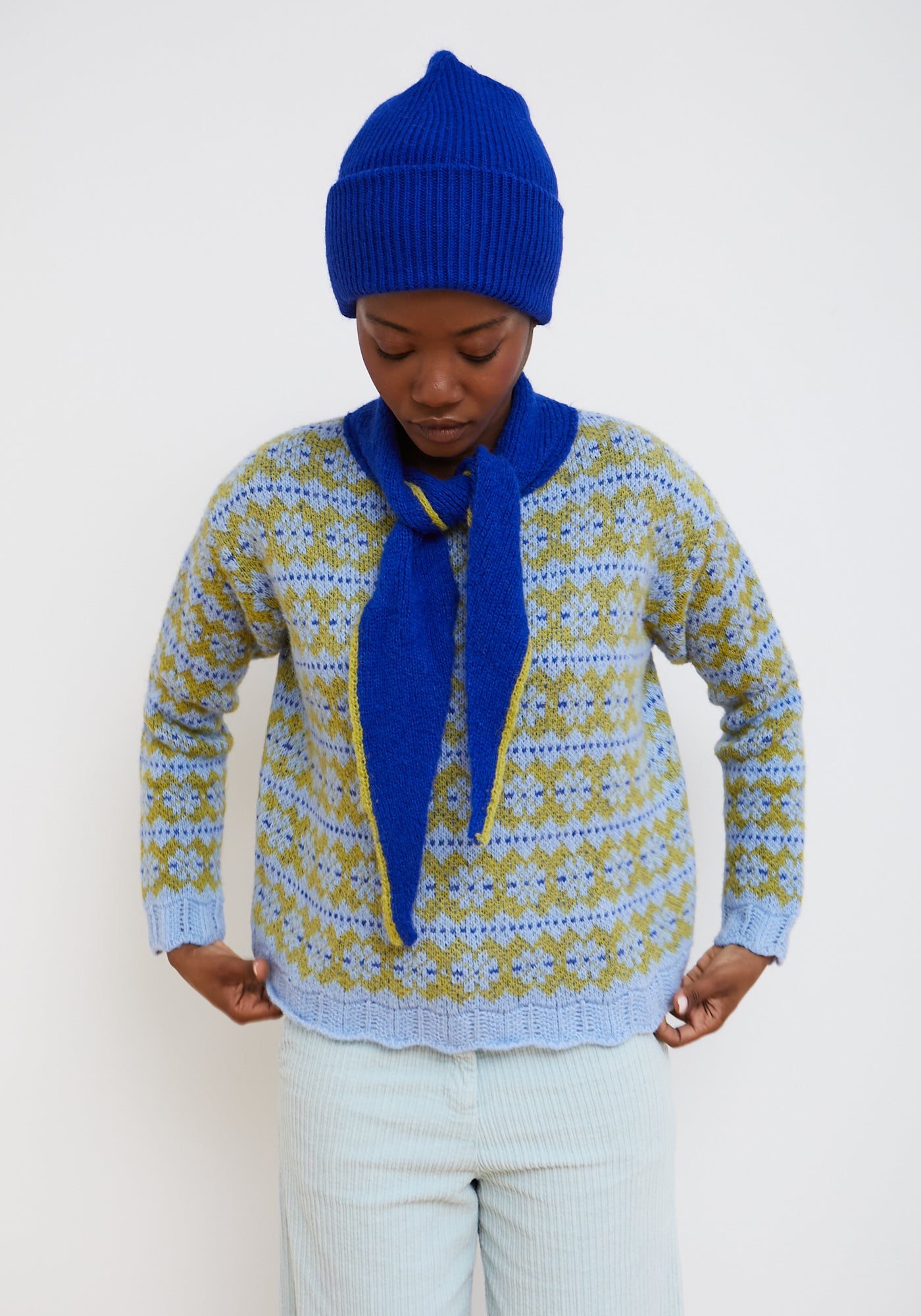 Maglione Cowboy Blu
