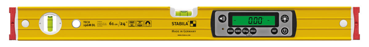 Niveau électronique TECH 196M DL, 61 cm STABILA 19823