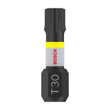 Embouts 6 pans T30 BOSCH Impact Control 25 mm - 2 pièces