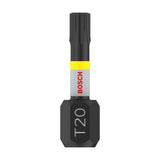 Embouts 6 pans T20 BOSCH Impact Control 25 mm - 2 pièces