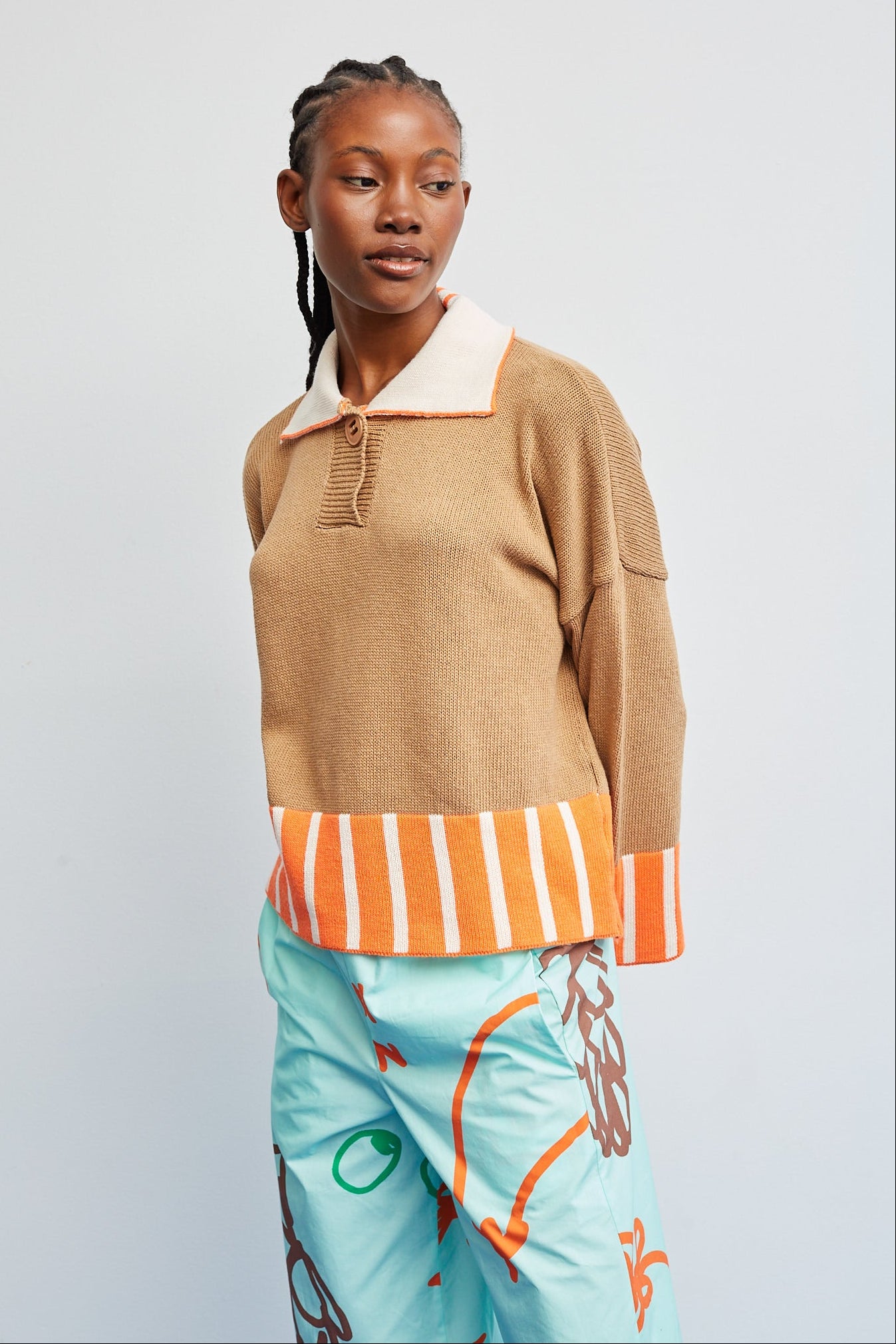 Camel Grissini Sweater
