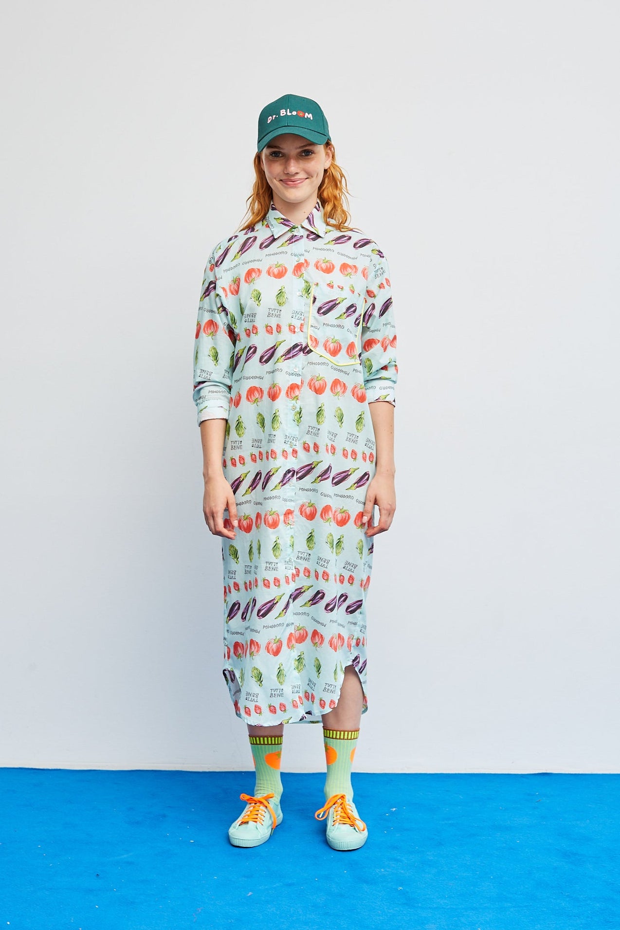 Aqua Boat-Kleid