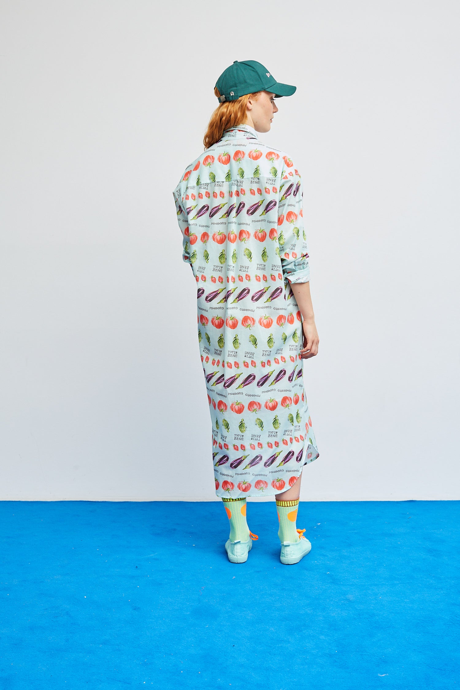 Aqua Boat-Kleid