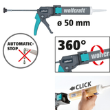Pistolet à cartouche  WOLFCRAFT MG 310 COMPACT Pistolet à cartouche - 310 mL - 4357000