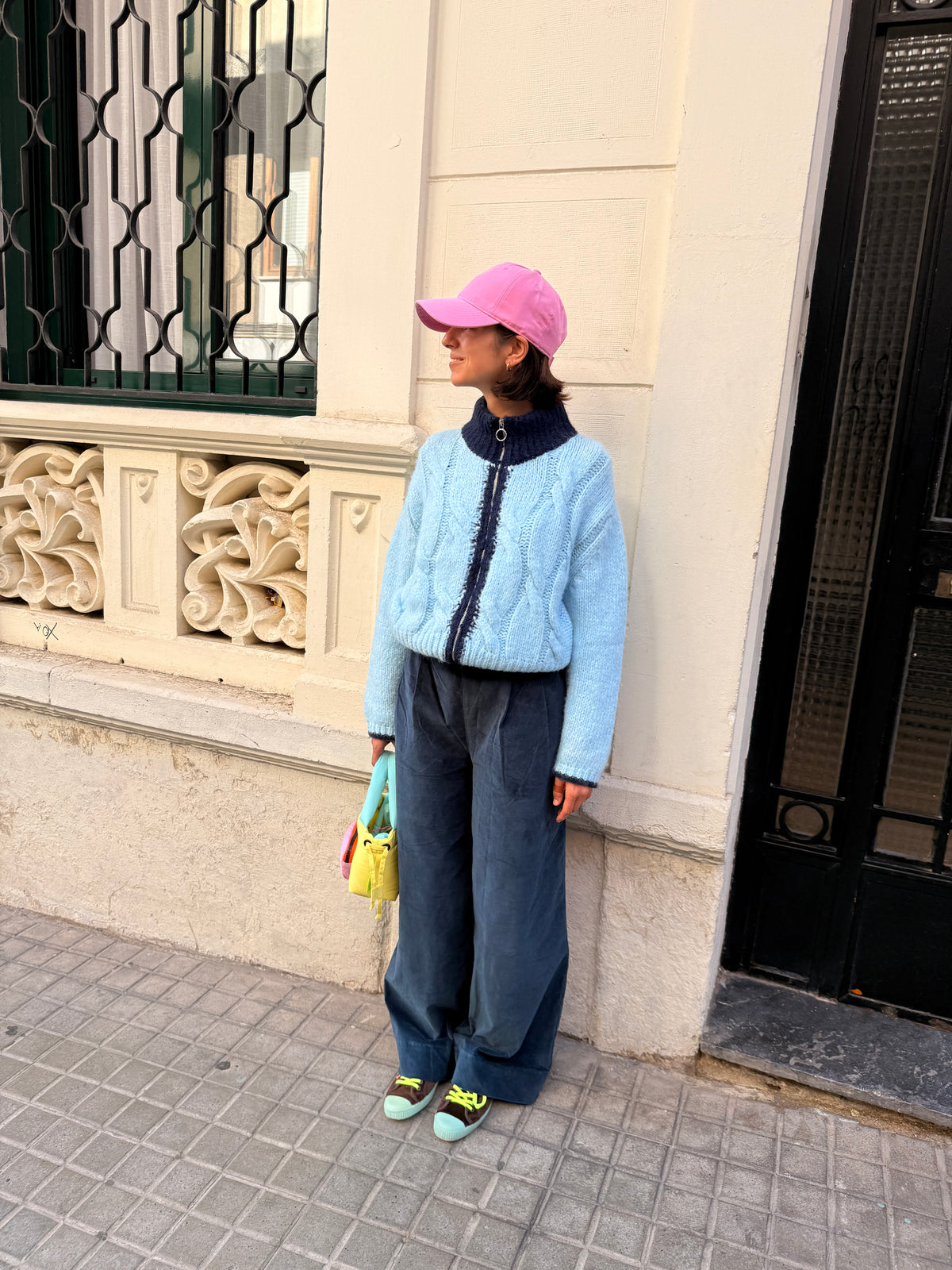 Navy Blue Canica Pants