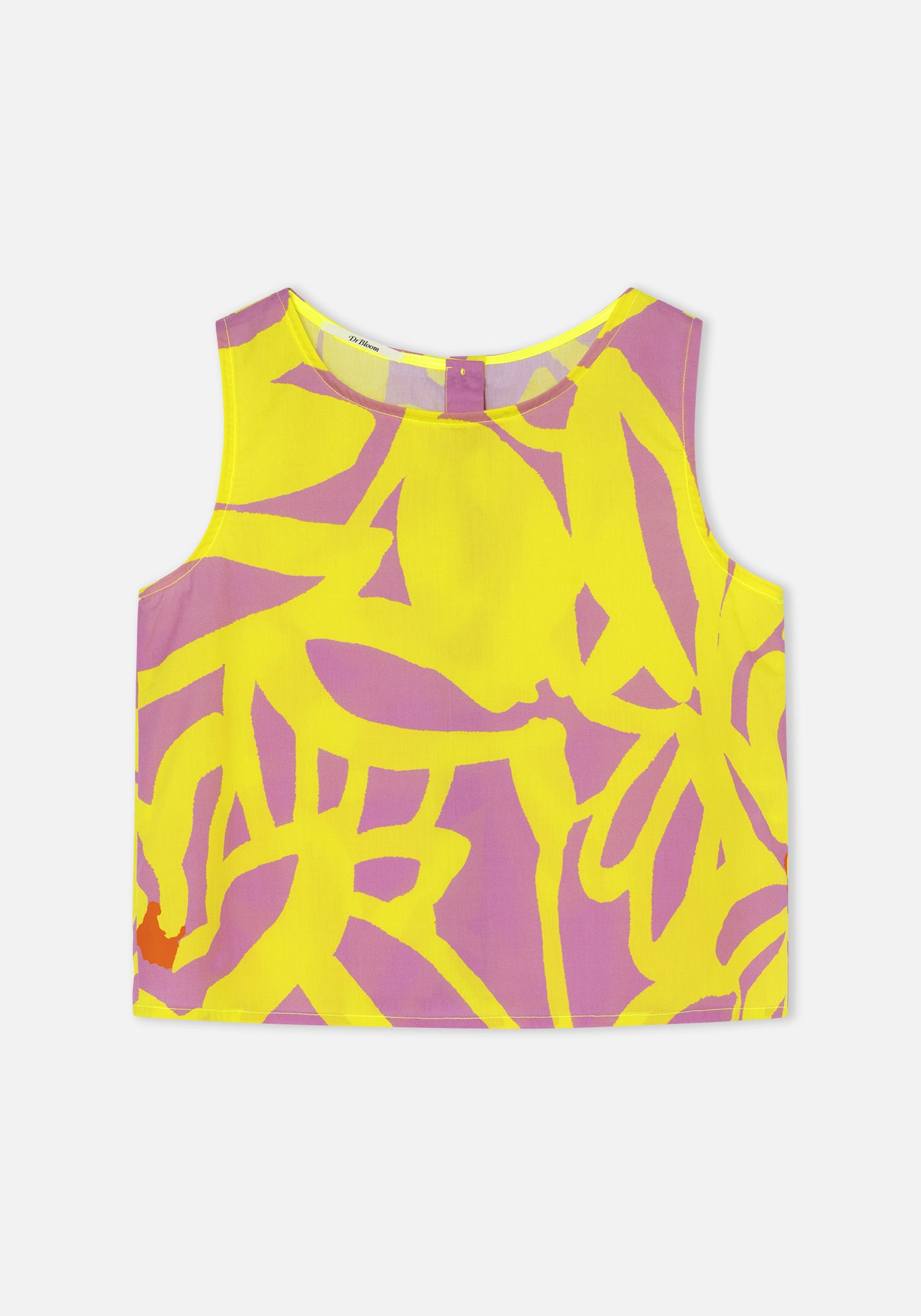 Top Ana Flores Giallo