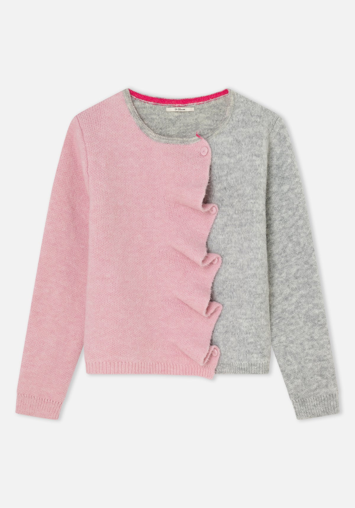 Jersey Cardigan Biscuit Rosa