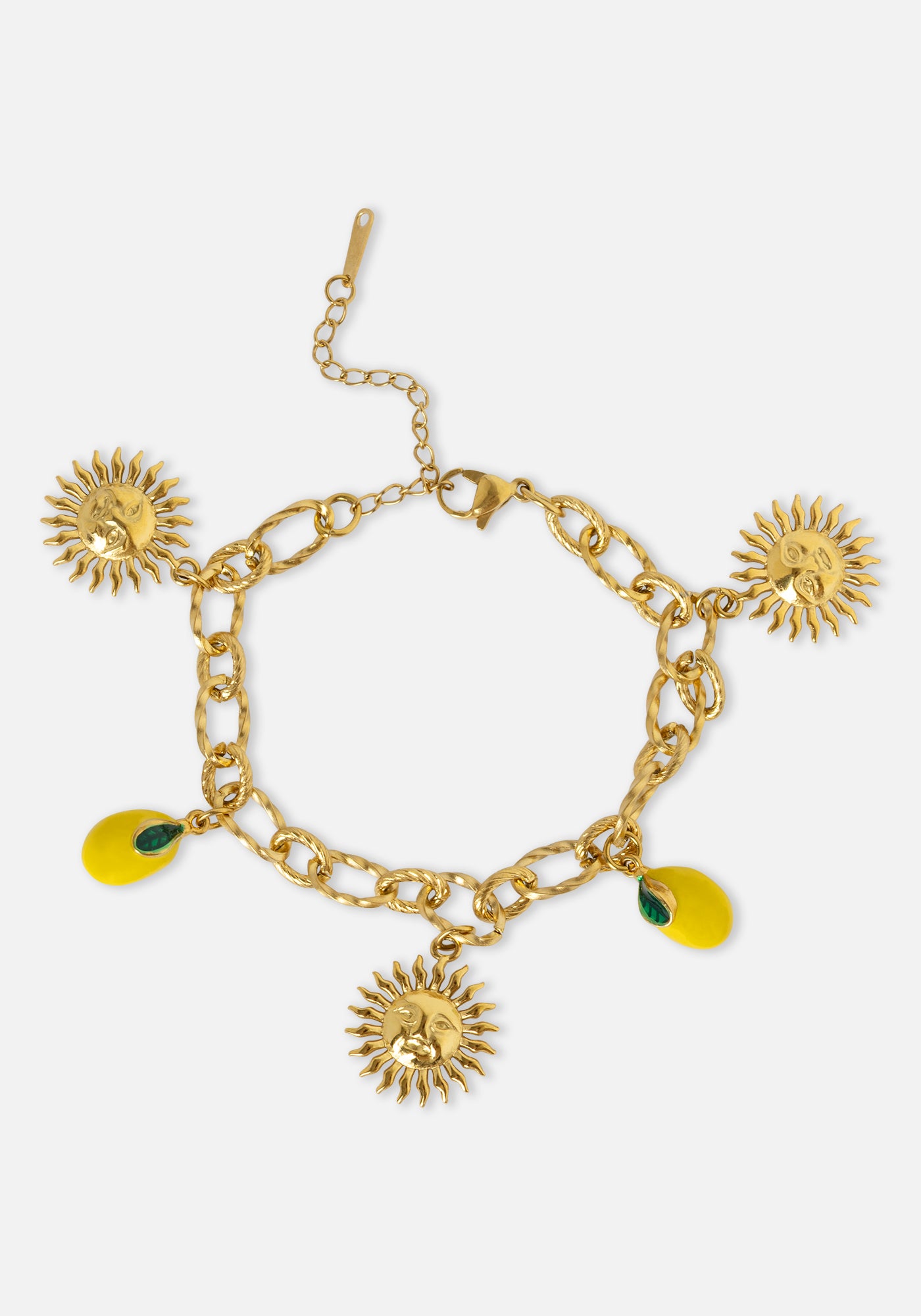 Bracciale a catena con ciondoli