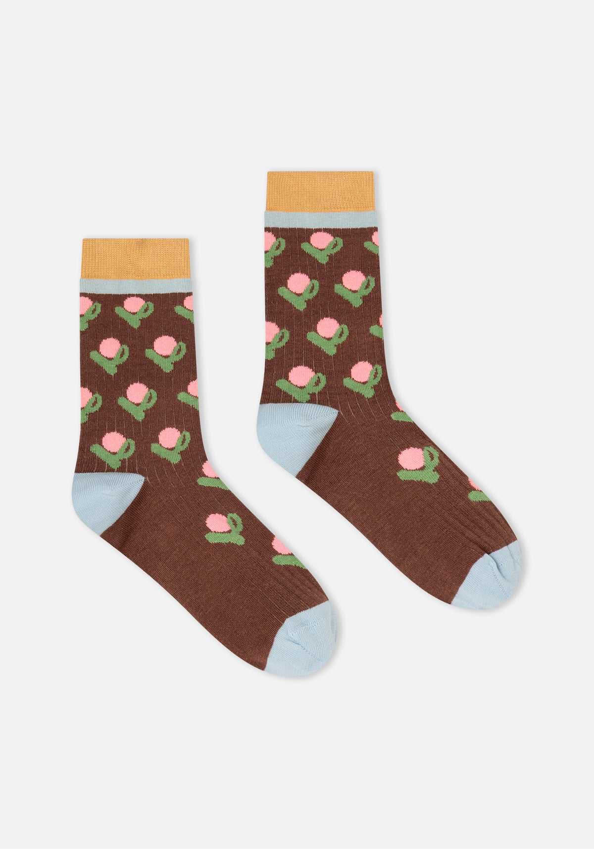 Fleur Socken Braun