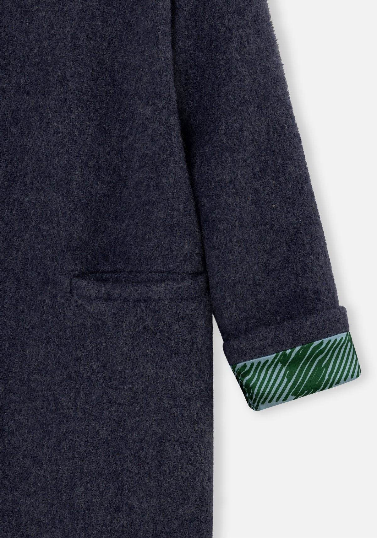 Como Navy Blue Coat