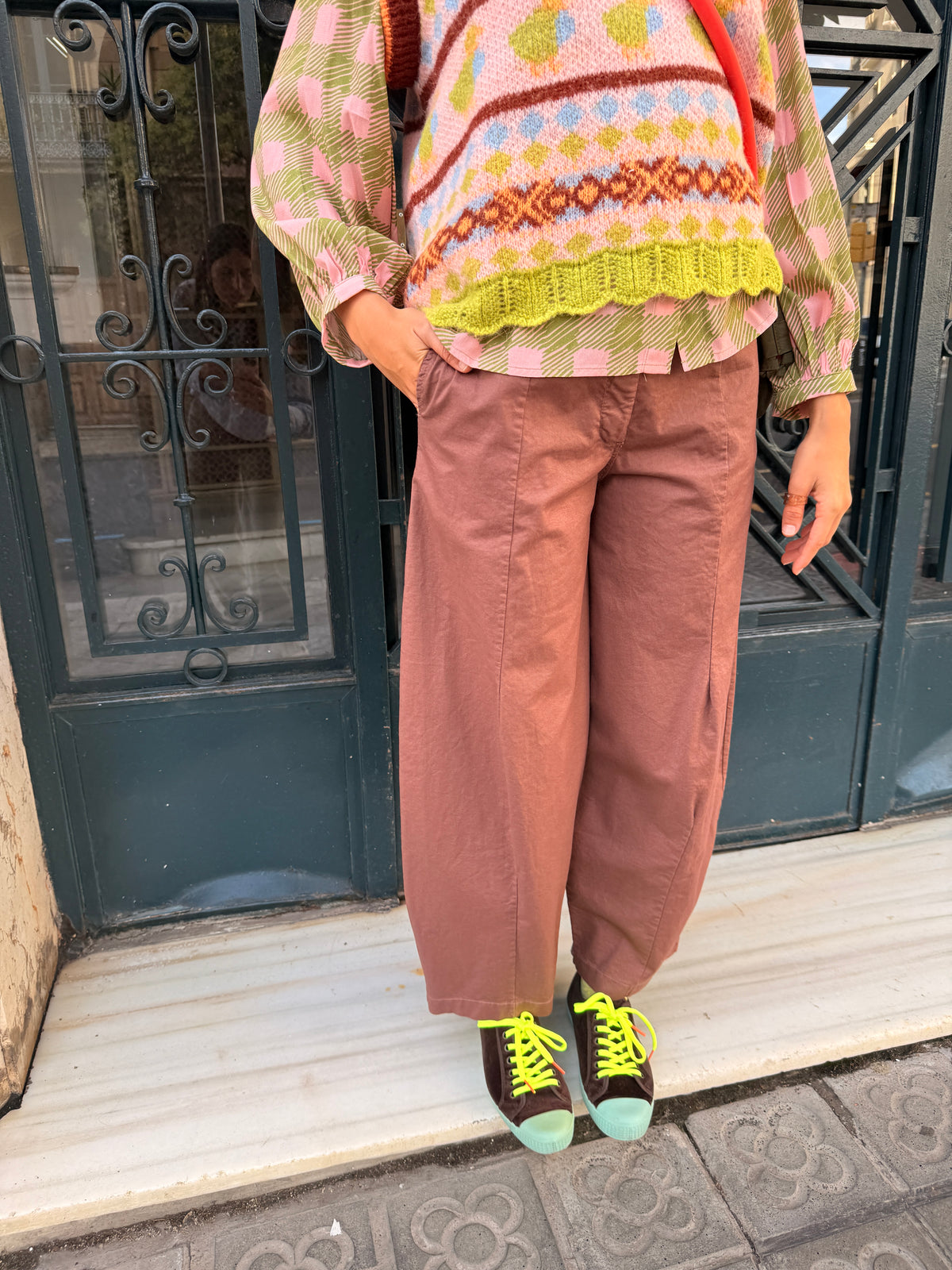 Brown Dado Pants