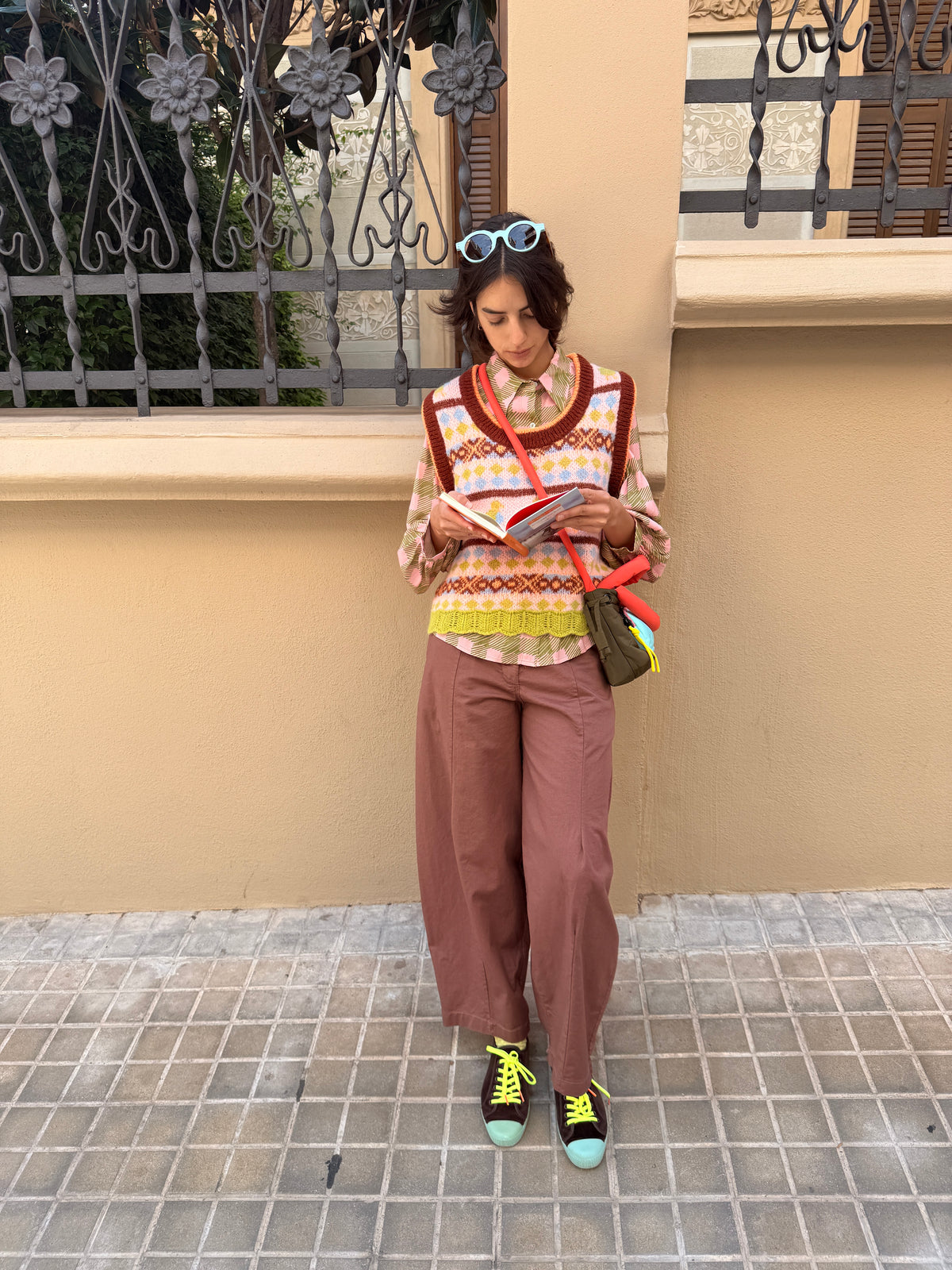 Brown Dado Pants