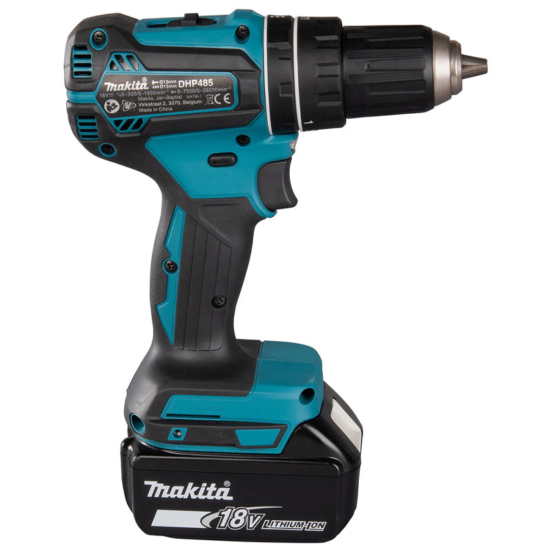 Perceuse visseuse Brushless 18V  DHP485RMJ  2 x 4 Ah - Ø 13 mm - 50 Nm en Makpak