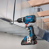 Perceuses-visseuses à percussion sans-fil BOSCH 06019N3300 GSB 18V - 65 en carton (sans batteries, sans chargeur)