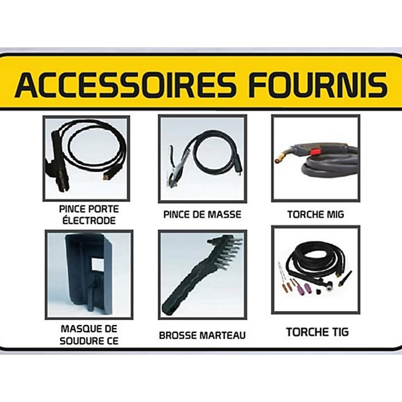 POSTE A SOUDER MIG VIP MULTI 200 - STANLEY - 460296