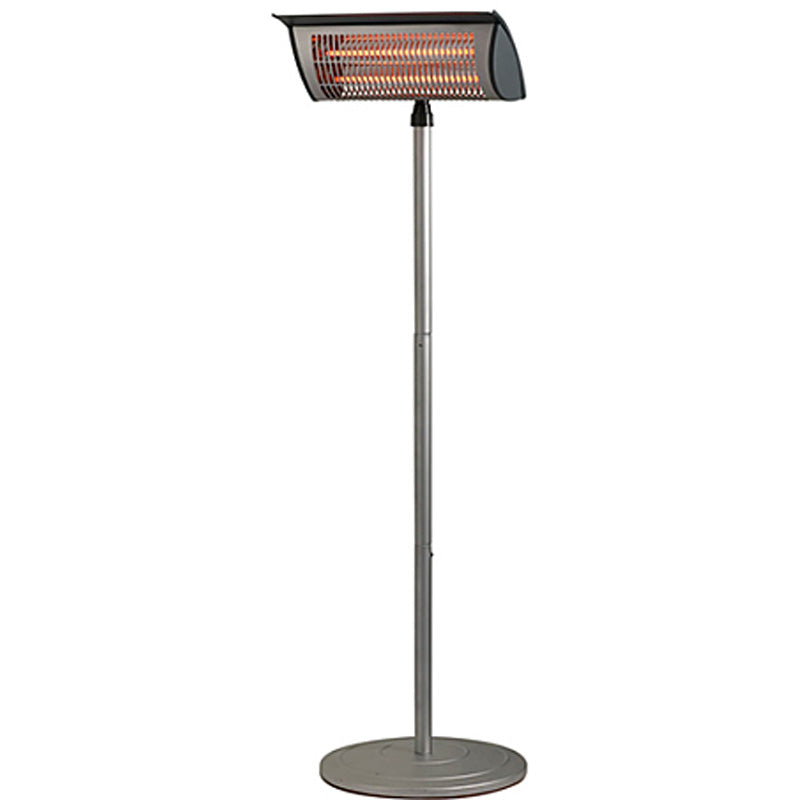 Parasol chauffant électrique Verone - Acier - Gris - 2000W