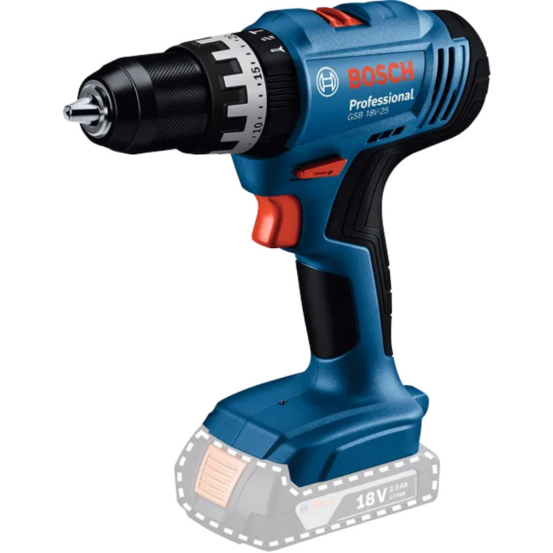Perceuse à percussion GSB 18V-25 solo L - BOSCH - 06019K9301