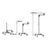Support de carotteuse portative avec extension EIBENSTOCK EBW1300 jusqu’à 2,3 m