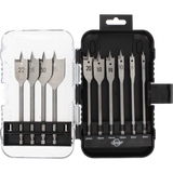 Coffret 10 mèches à bois LEMAN 304.500.10 - Plates - 6 pans - Acier WS