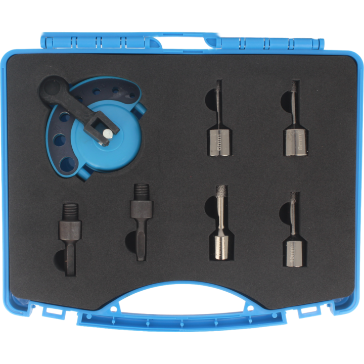 Coffret 4 trépans diamantés LEMAN VAL66.04 - M14 Grès cérame