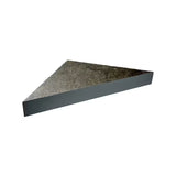 Banc d'angle pour douche en pierre naturelle 53 x 53 x 8 cm MARMOX