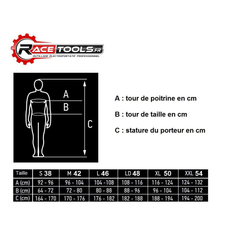 Salopette de Travail 35% Coton 65% Polyester NEO TOOLS 81-240