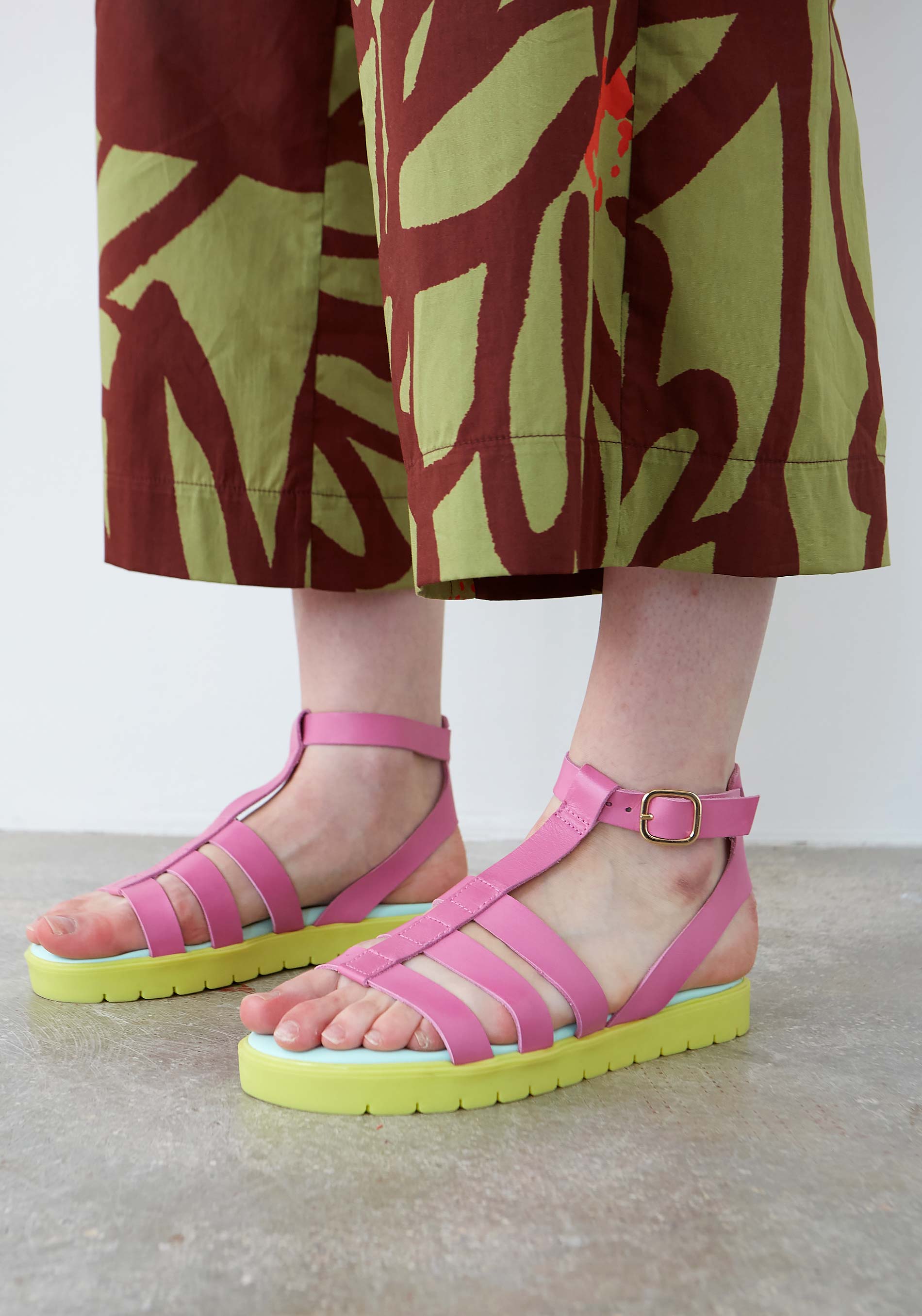 Sandales Rome Rose